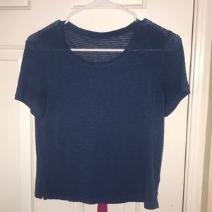 Crop topped shirt